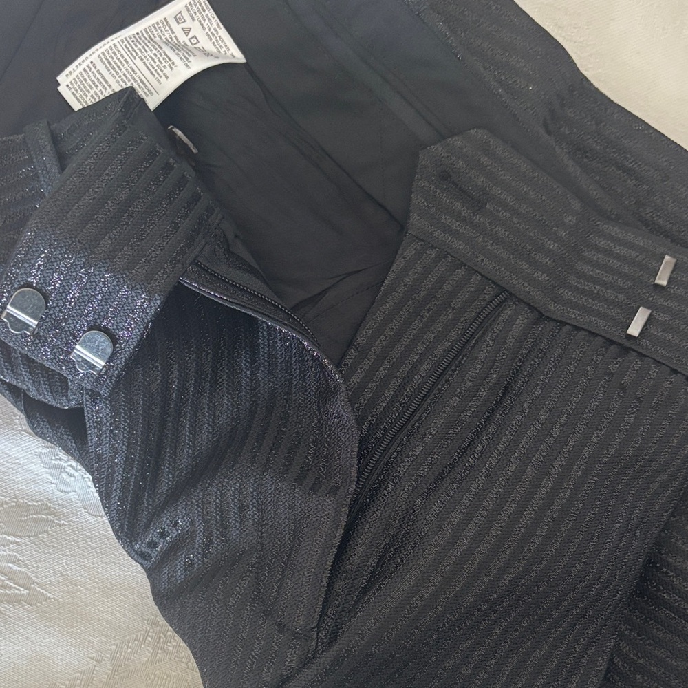 Banana Republic Luci Slim Lure Pinstripe Pant, Sz 8, New - Picture 11 of 12
